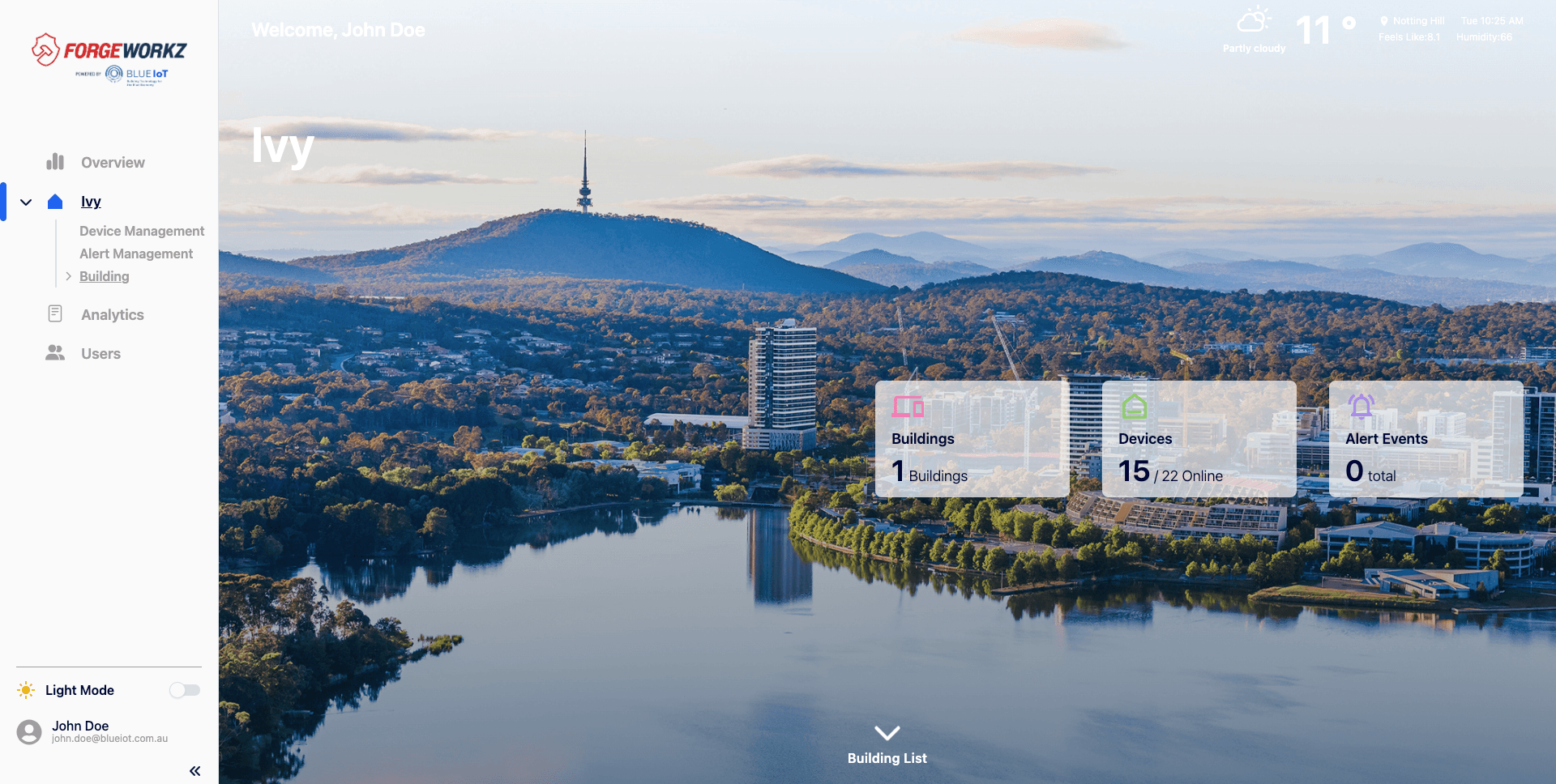 app screen